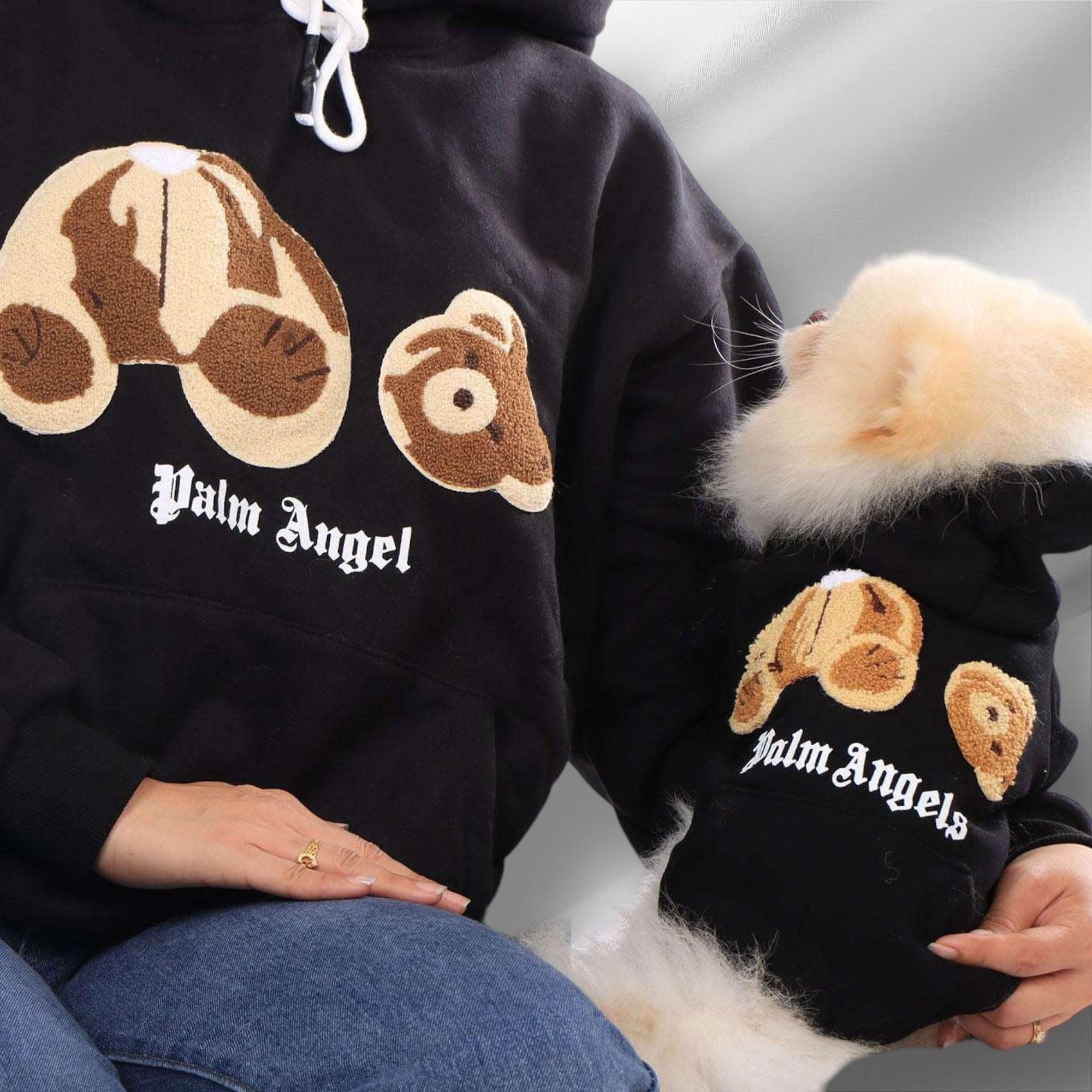 Palm angels dog hoodie sale