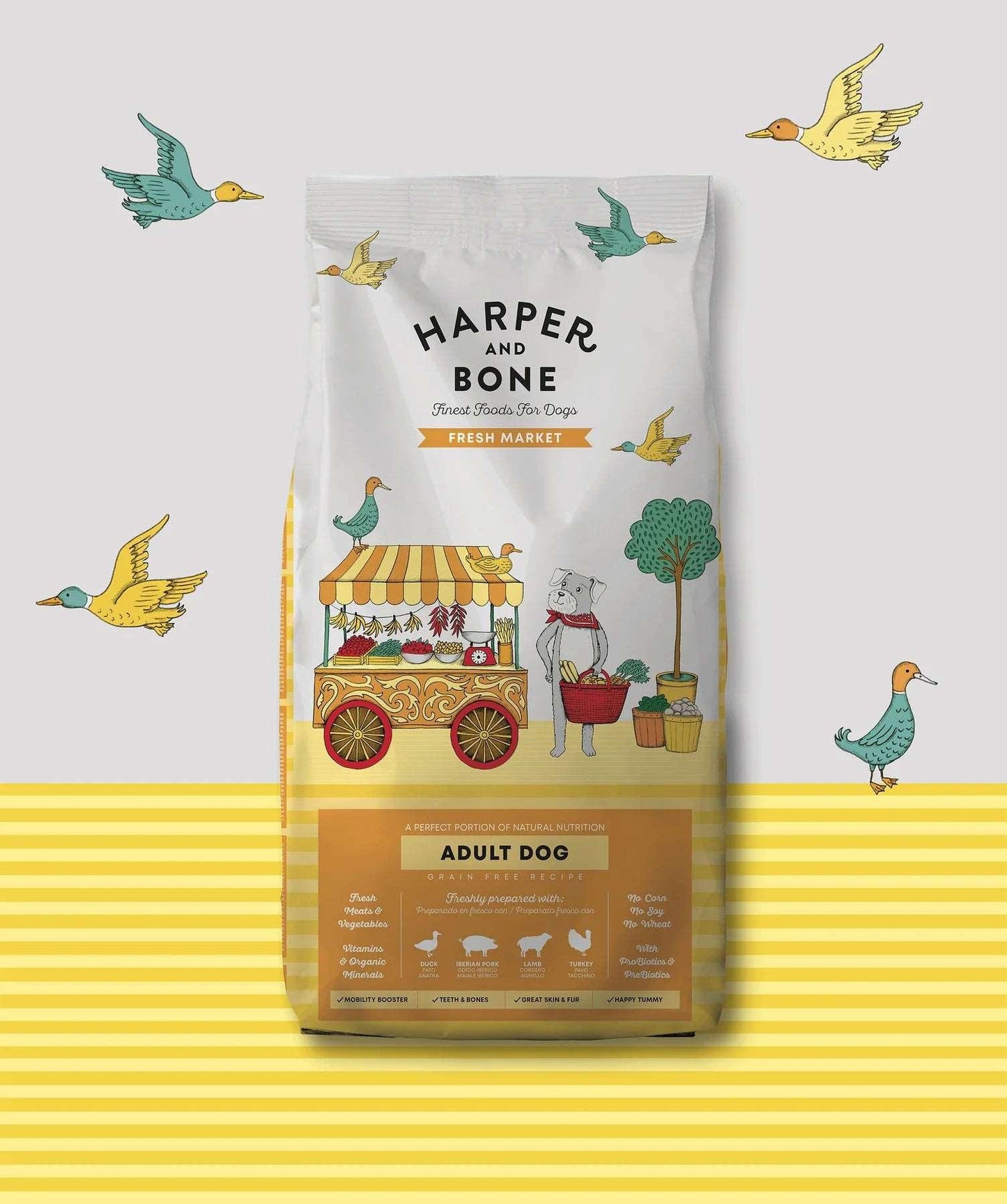 Harper and Bone Grain Free Adult Dog Fresh Market 