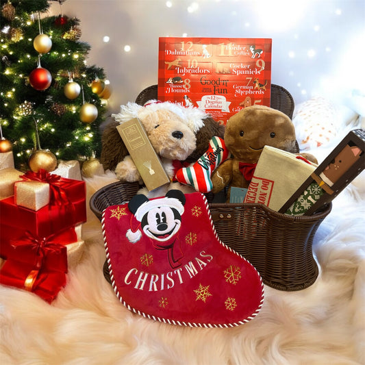 Ultimate Luxury Pet Christmas Hamper Basket bearsupreme