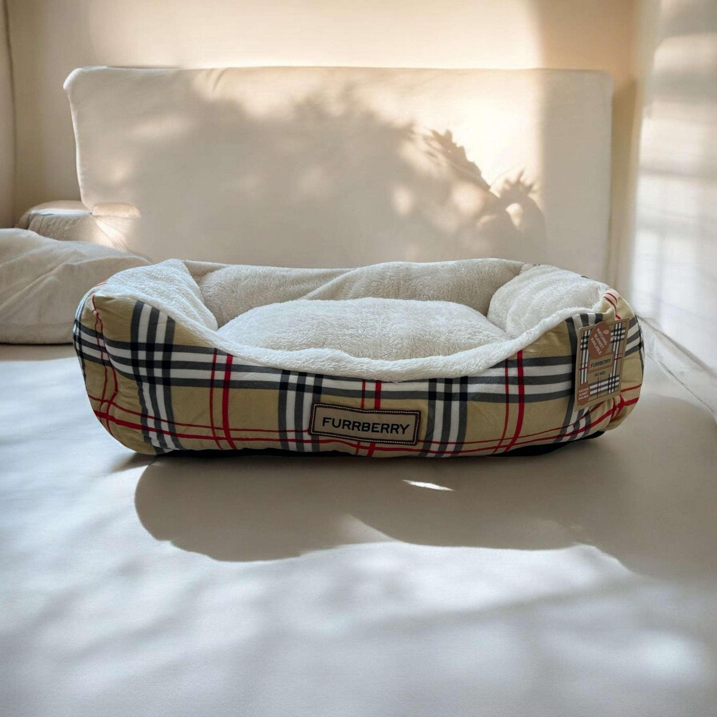 Furrberry Teddy bed for medium dog - bearsupreme