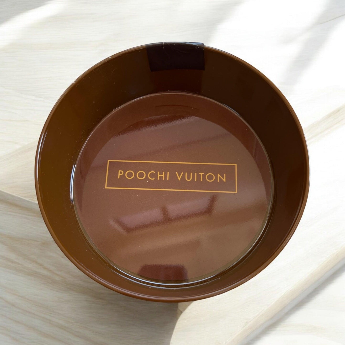 Poochi Vuiton Bowl - bearsupreme