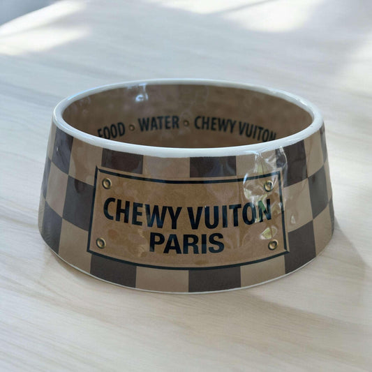 Chewy Vuitton Classic bowl - bearsupreme