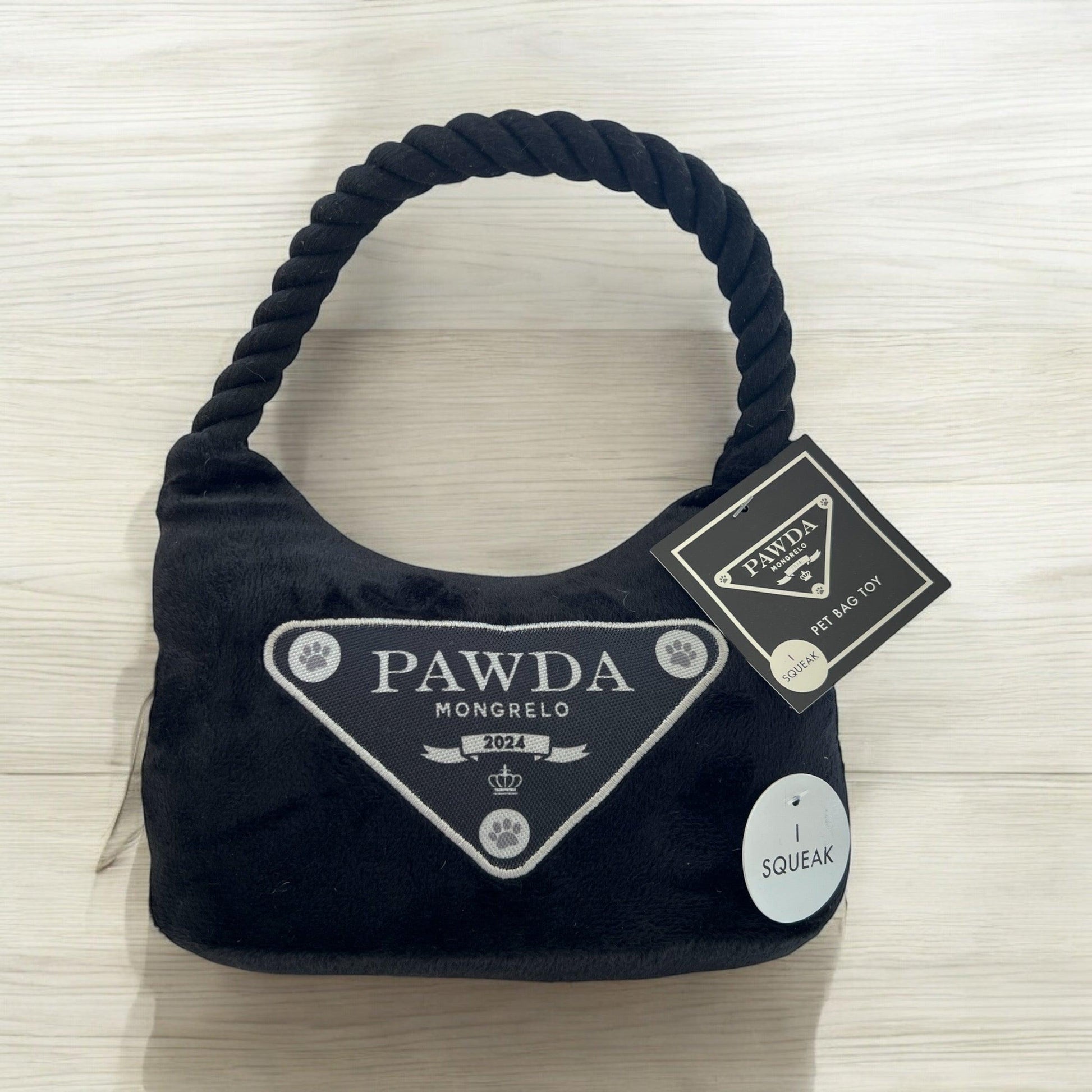 Pawda Black handbag Toy Large - bearsupreme