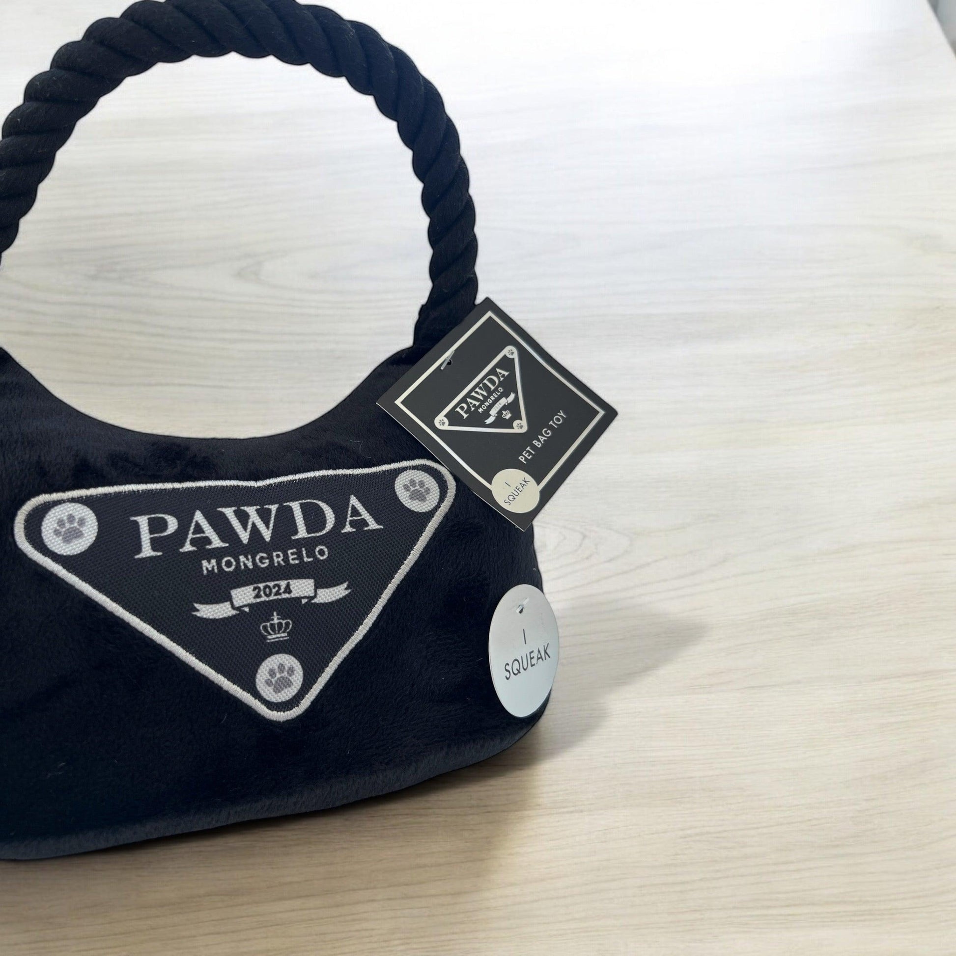 Pawda Black handbag Toy Large - bearsupreme