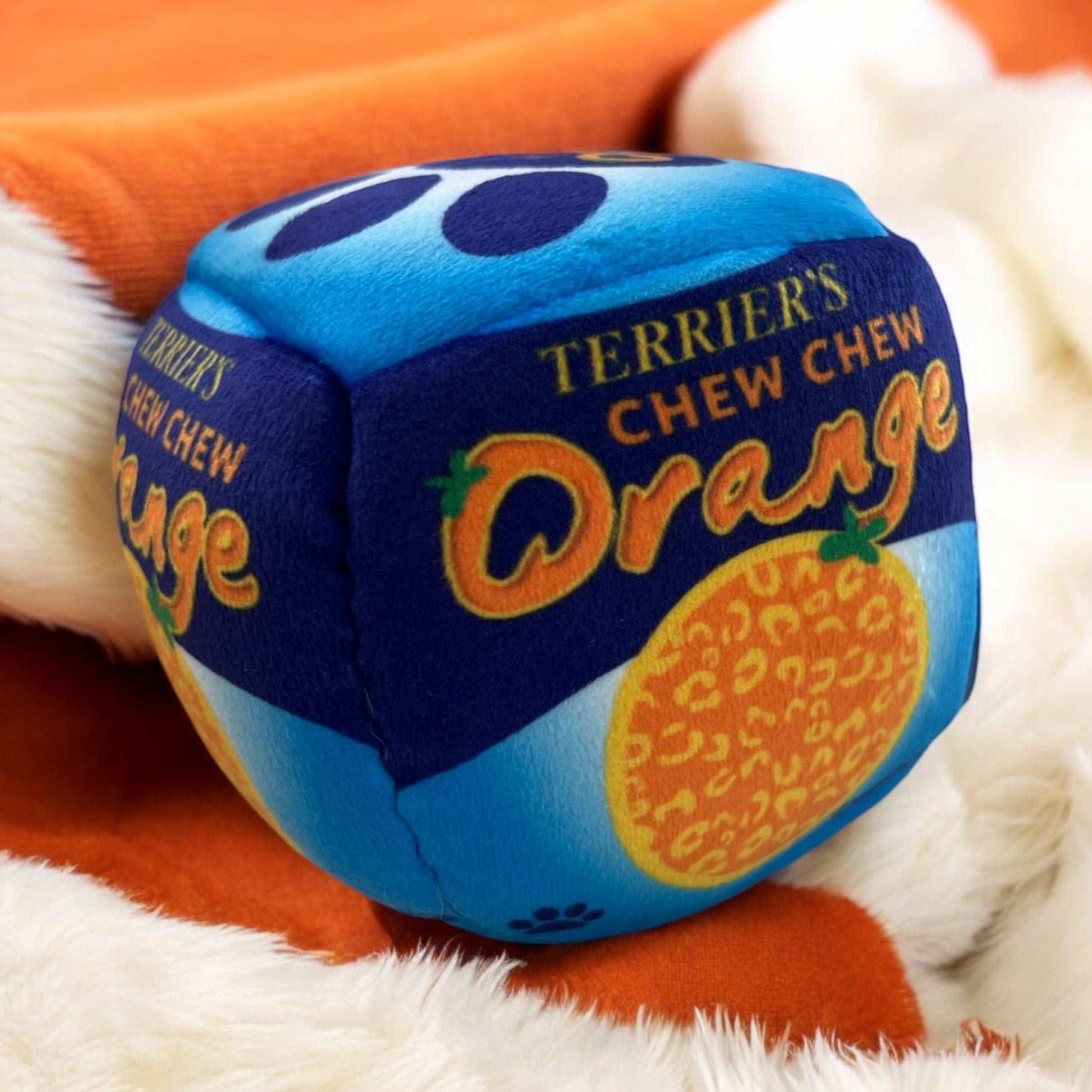 Terrier's Chew Orange Toy - bearsupreme