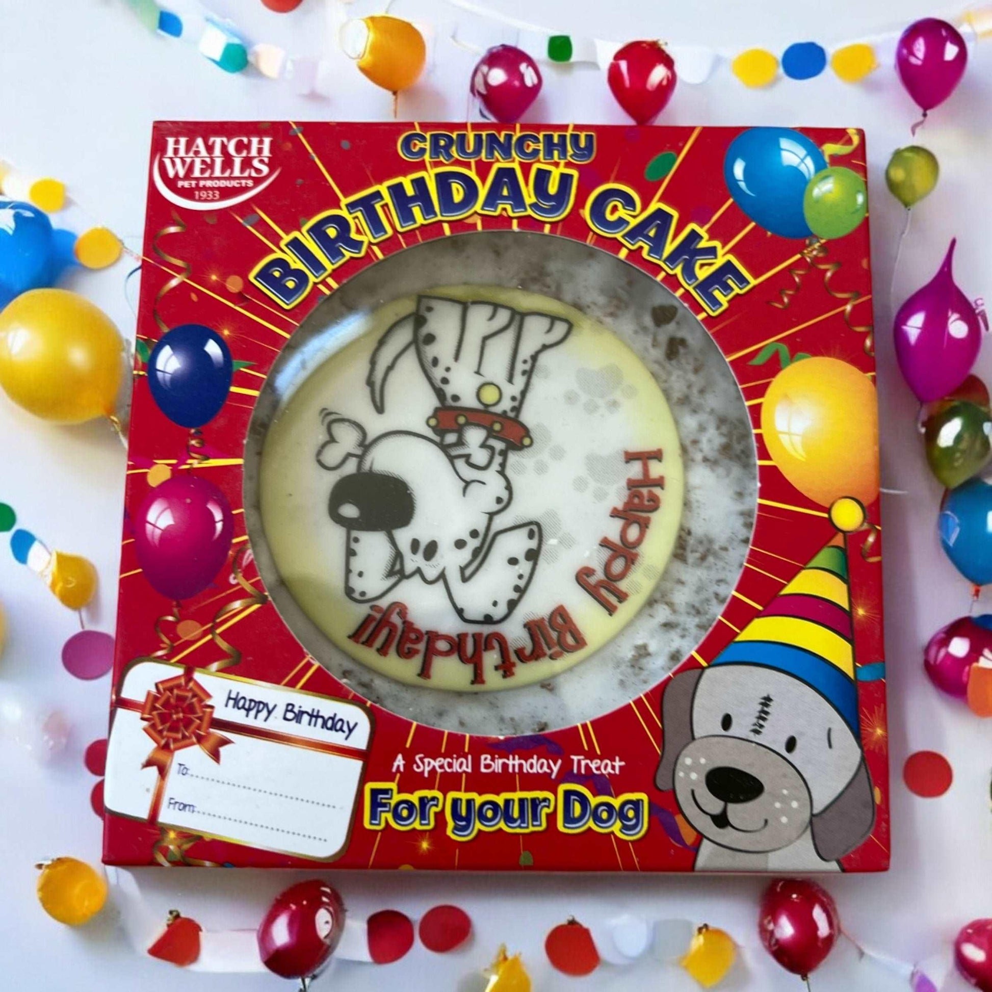 Hatchwell Birthday Biscuit Cake for Dogs