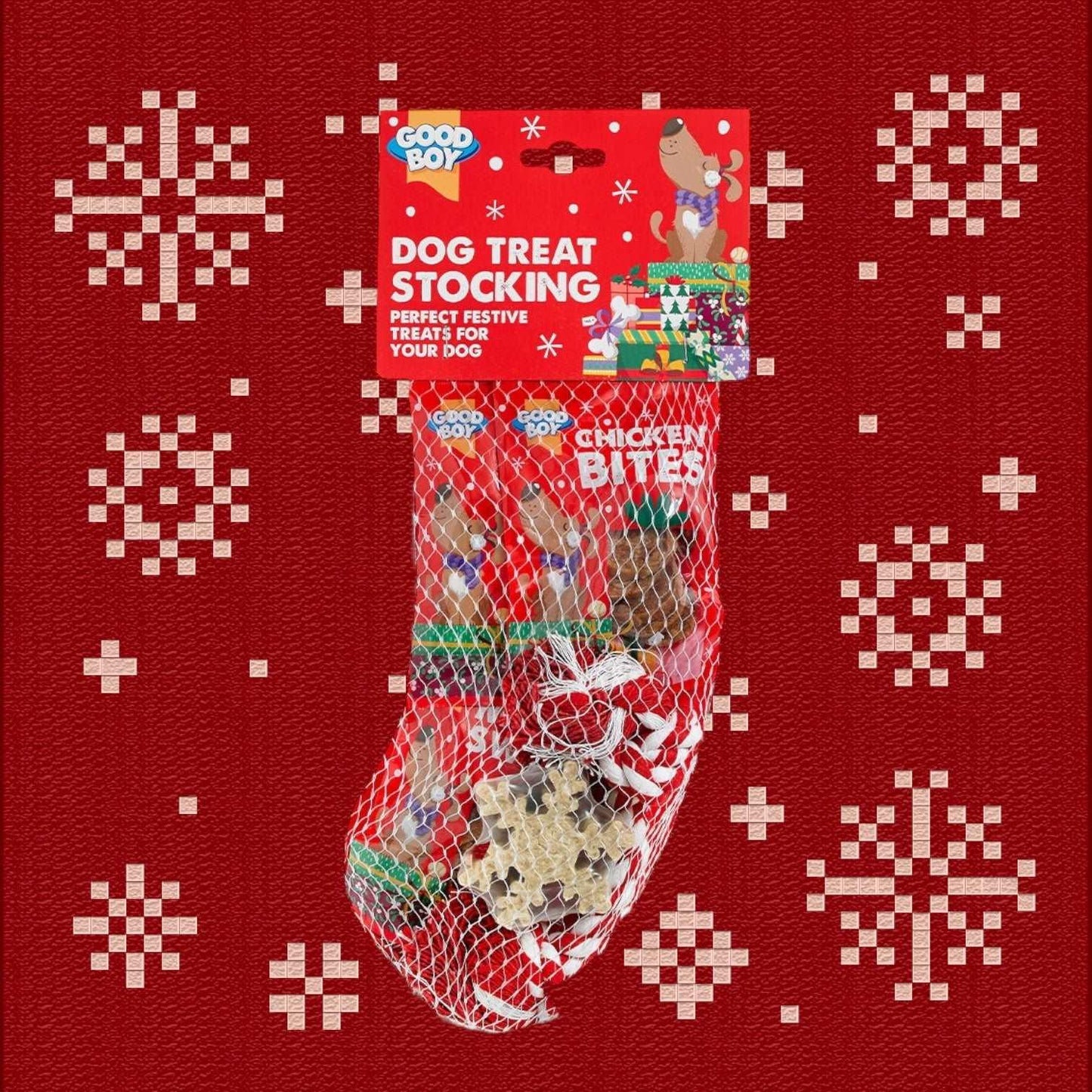 Dog treat Christmas stocking - bearsupreme