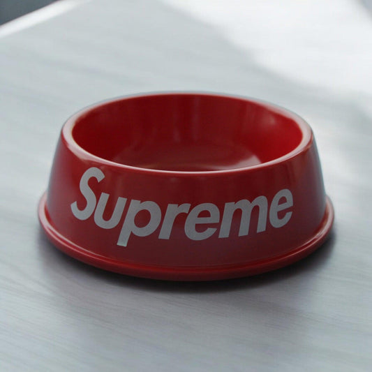 Pupreme Red Dog Bowl - bearsupreme