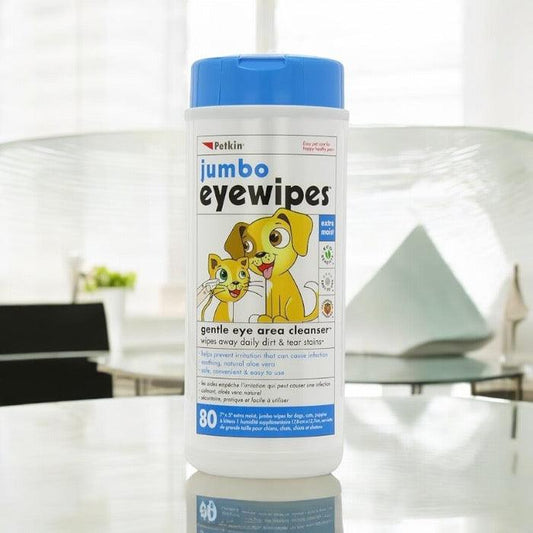 Petkin Jumbo Pet Eye Wipes