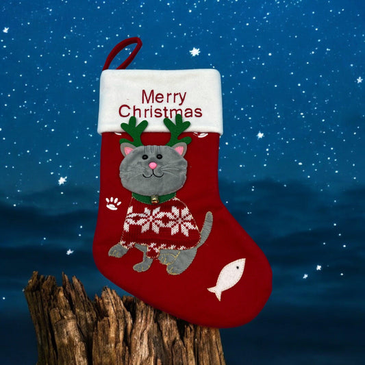 Xmas Cat stocking - bearsupreme