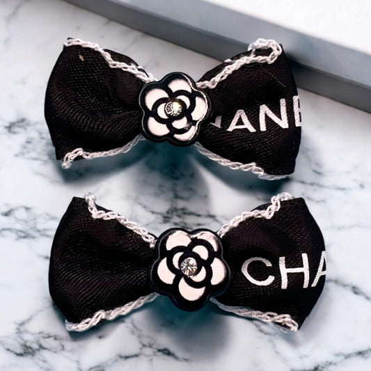 Pawnel hair clip Black ( Set of 2 ) - bearsupreme