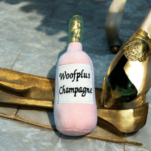 Woofplus Champs Bottle plushie - bearsupreme