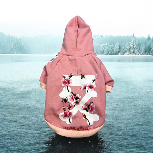 Off Paw Hoodie Cherry Blossom Hoodie Pink - bearsupreme