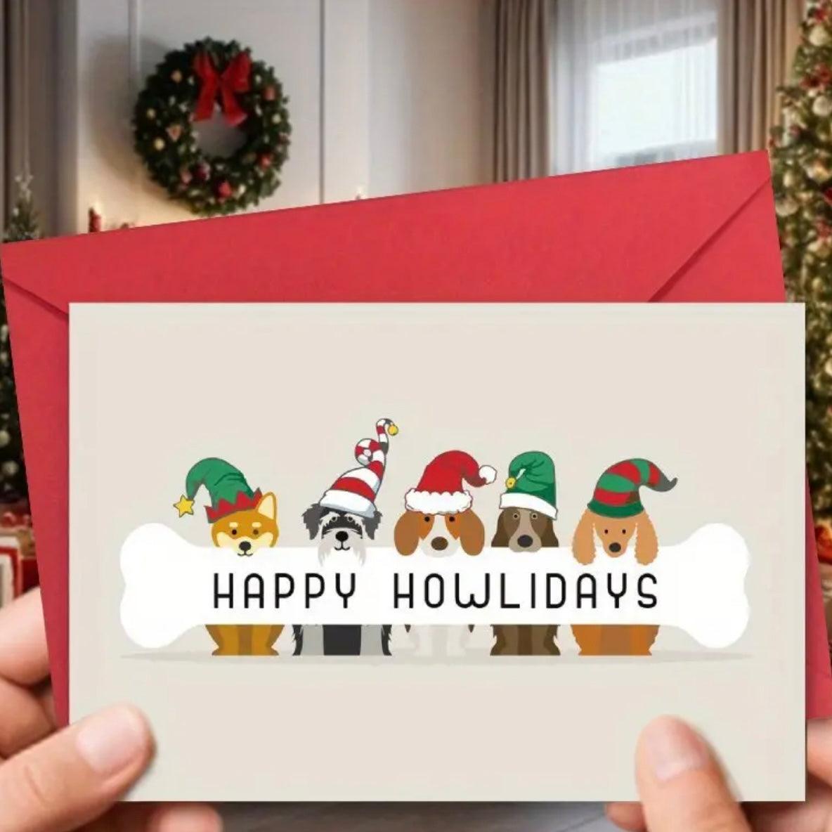 Happy Howlidays Greeting Card - bearsupreme