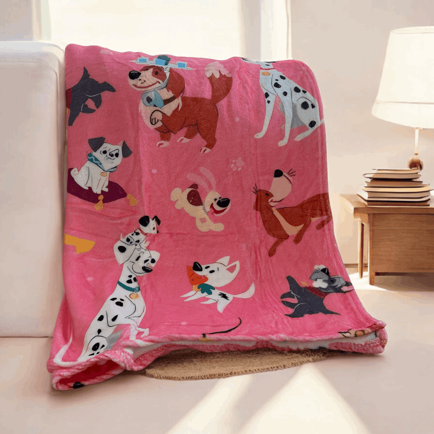 Disney Dogs Soft Blanket Pink bearsupreme