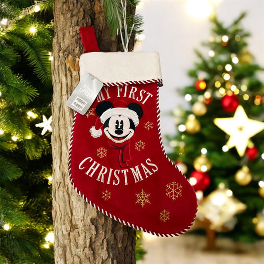 My First Christmas Mickey Stocking bearsupreme