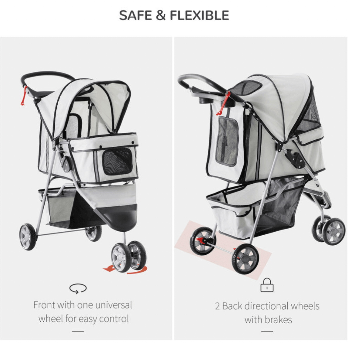 PawHut Pet Travel Stroller