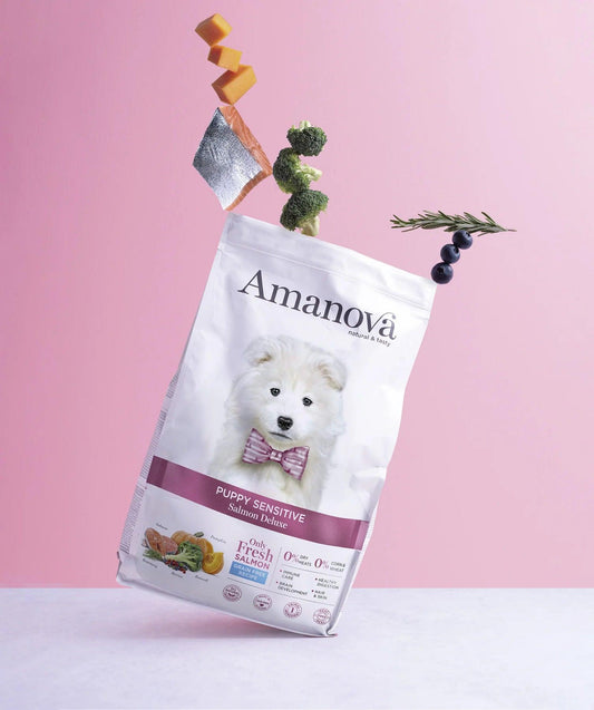 Amanova Dry Puppy Sensitive Salmon Deluxe-bearsupreme